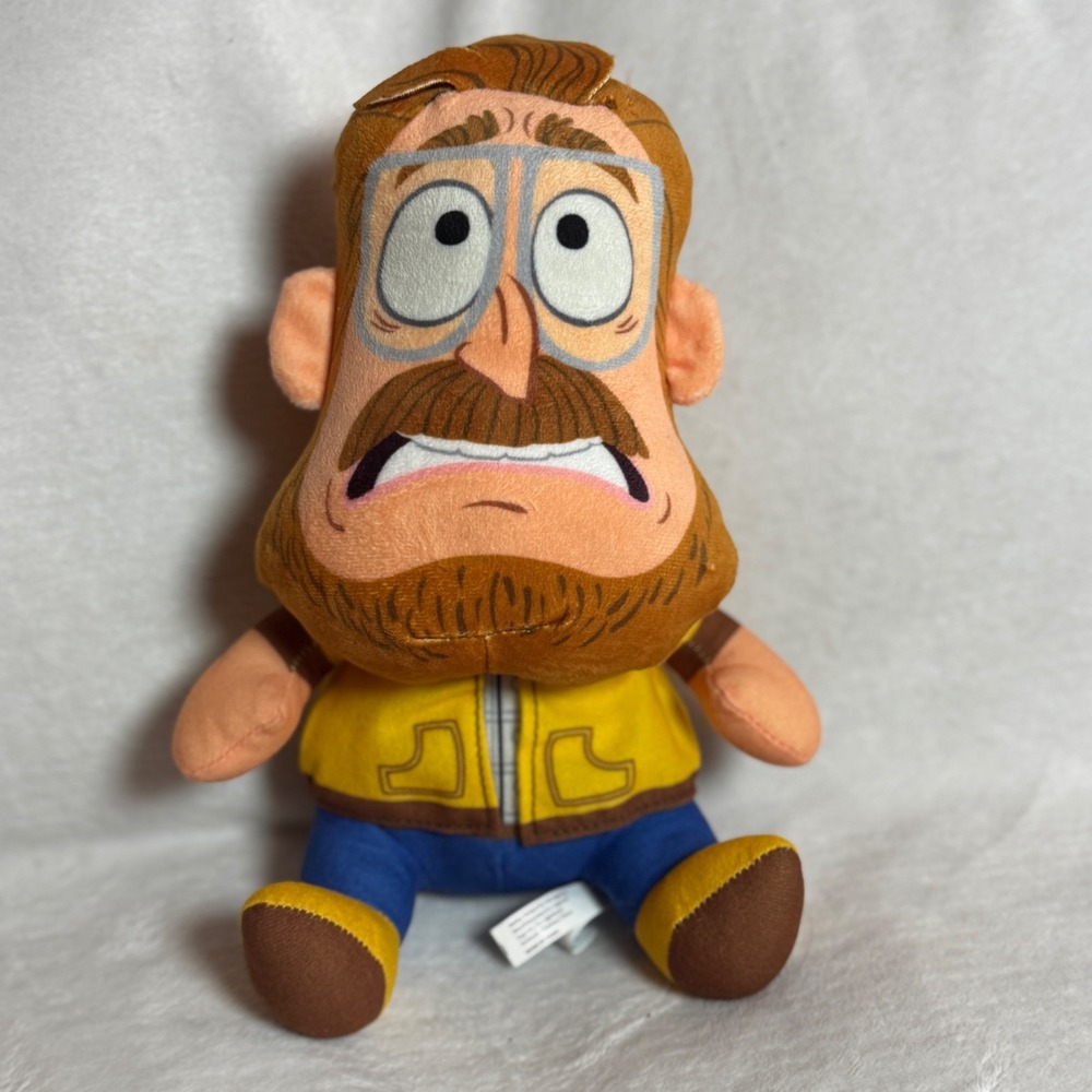 The Mitchell's vs The Machines Rick Mitchell Plush Stuffed Doll 7" 2020 Sony